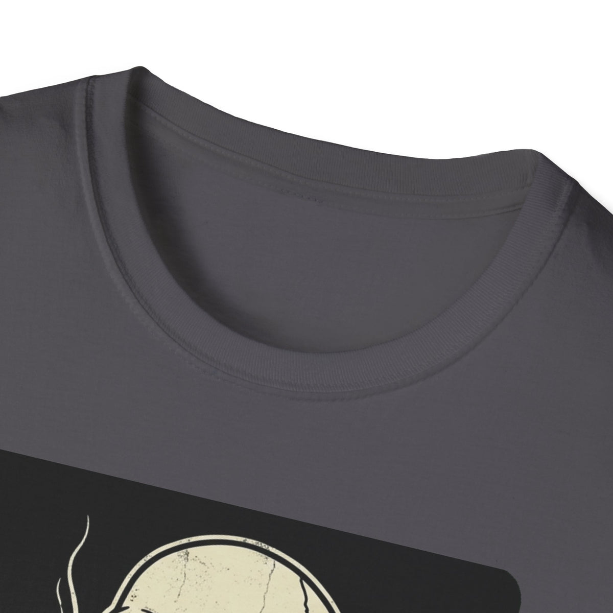 What Addiction? Skull Smoking & Bottle Graphic T-Shirt — Retro Style Tee
