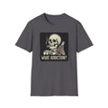What Addiction? Skull Smoking & Bottle Graphic T-Shirt — Retro Style Tee